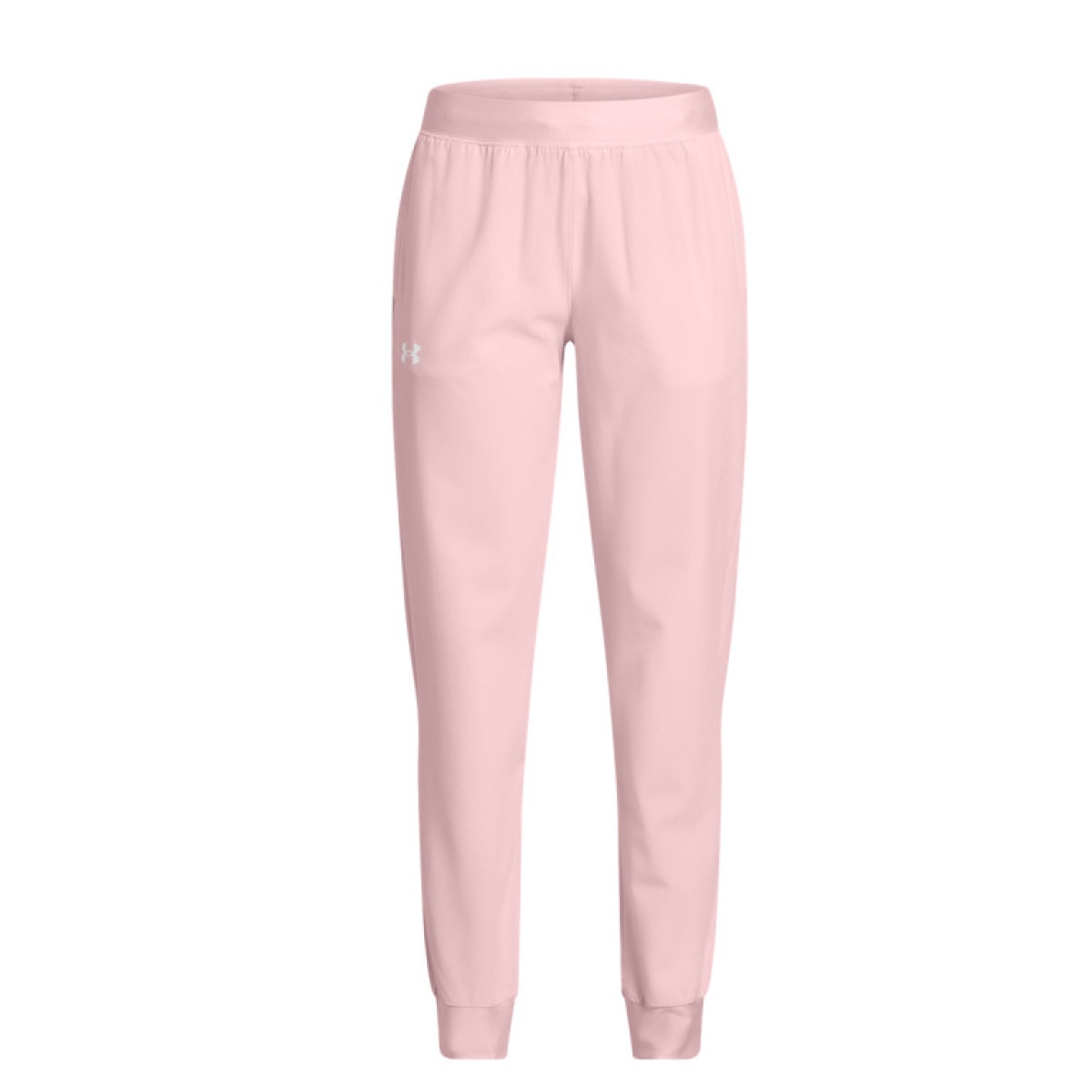 Dziewczęce spodnie treningowe Under Armour UA Rival Woven Jogger - różowe