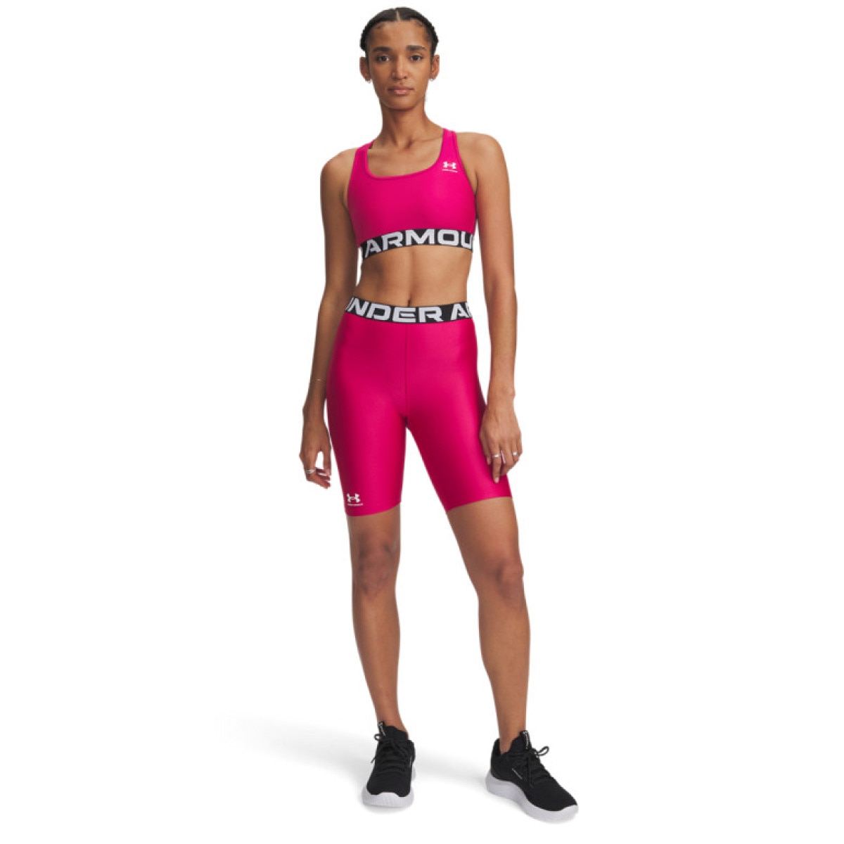 Damskie kolarki treningowe Under Armour UA HG 8in Short - różowe