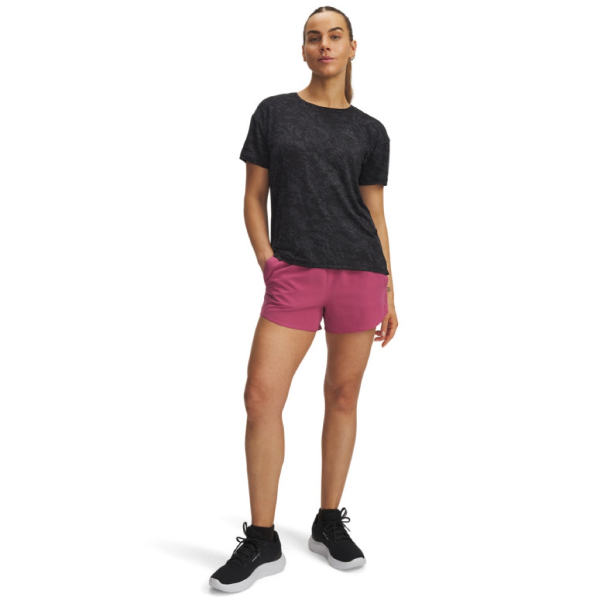 Damskie spodenki treningowe Under Armour UA Vanish 3in Short - różowe