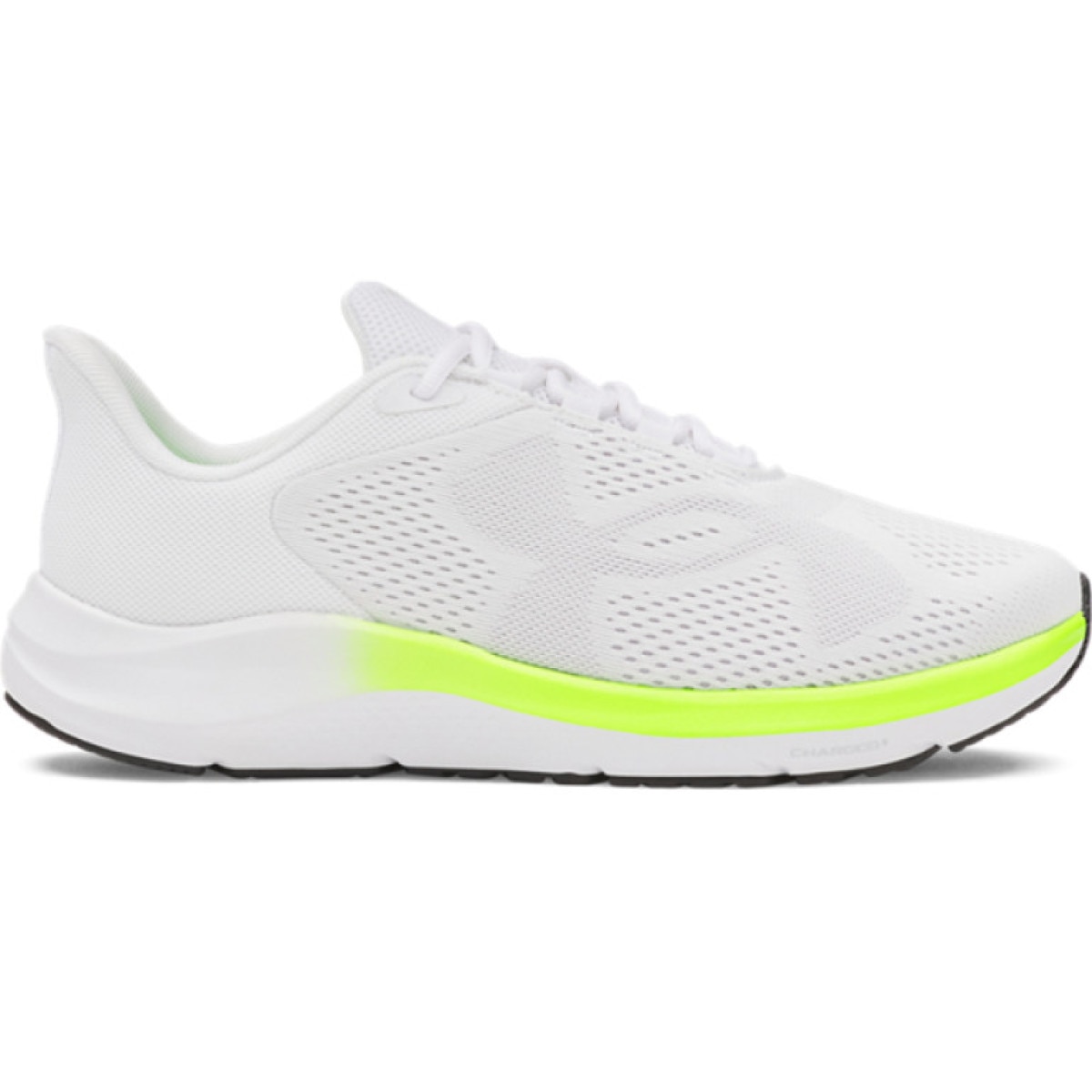 Męskie buty do biegania Under Armour UA Charged Pursuit 4 Big Logo - białe