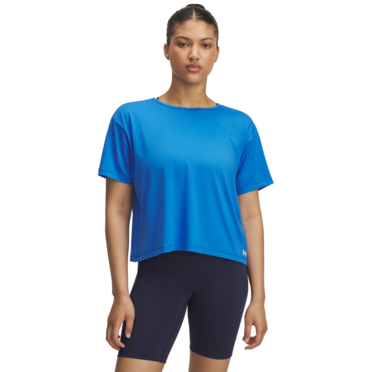 Damska koszulka treningowa Under Armour Motion SS - niebieska