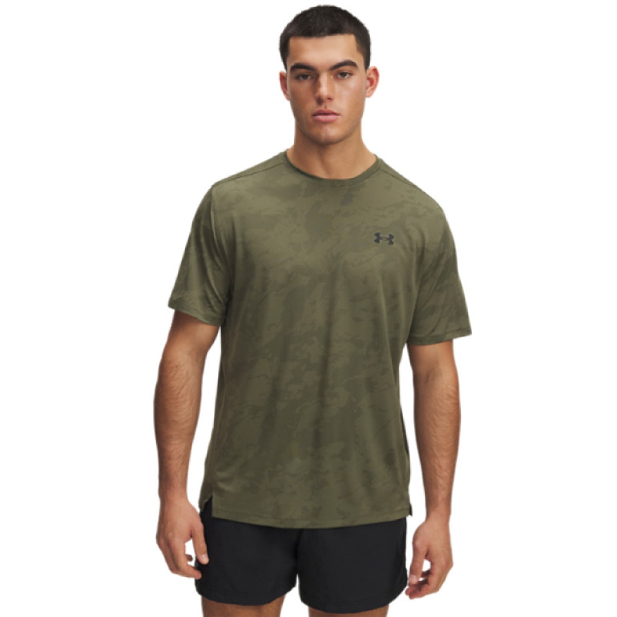 Męska koszulka treningowa Under Armour UA Tech Vent Jcqrd SS - zielona