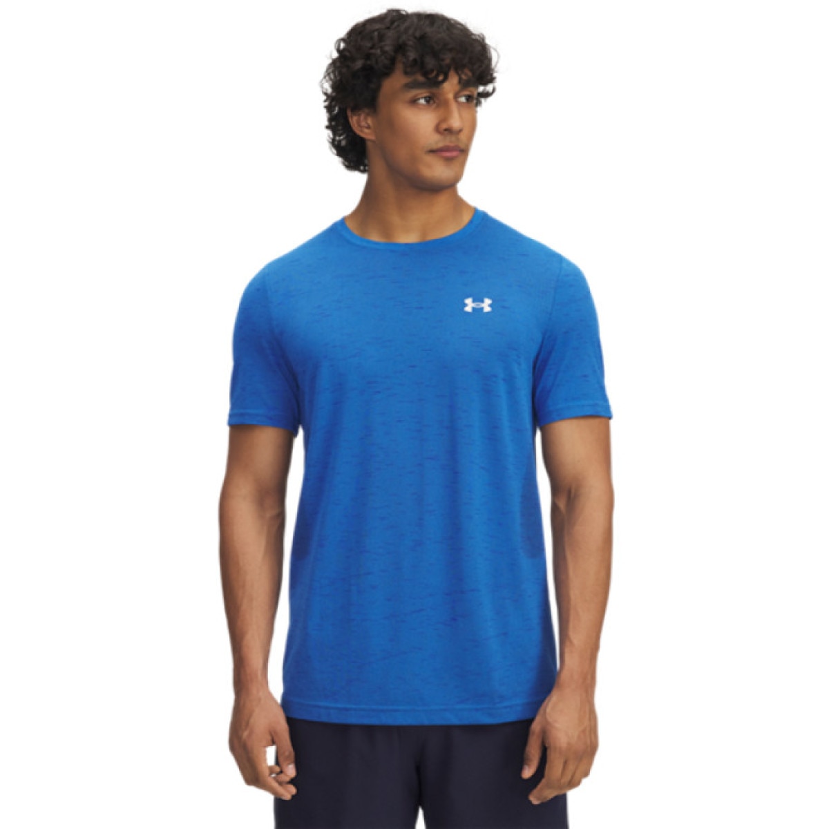 Męska koszulka treningowa Under Armour UA Vanish Seamless SS - niebieska