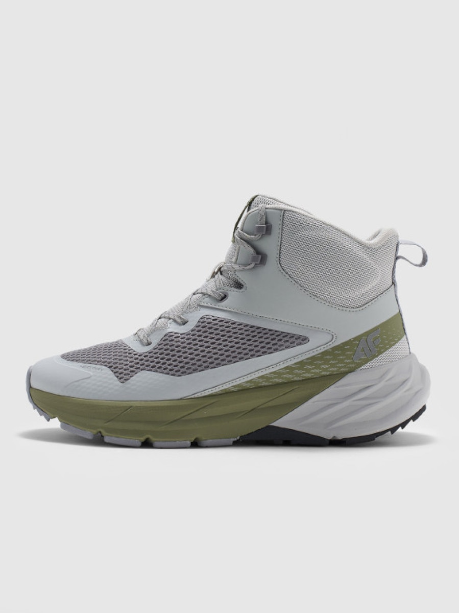 Męskie buty trekkingowe 4F 4FWMM00FOTSM038 - zielone