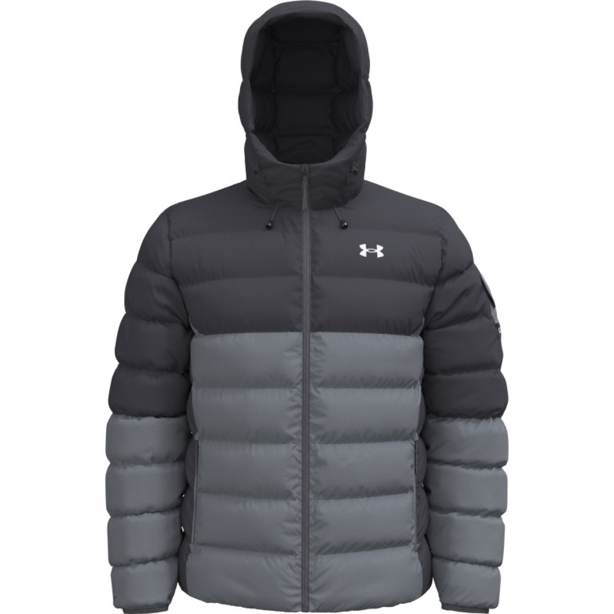 Męska kurtka pikowana Under Armour UA Sportswear Puff Jacket - szara
