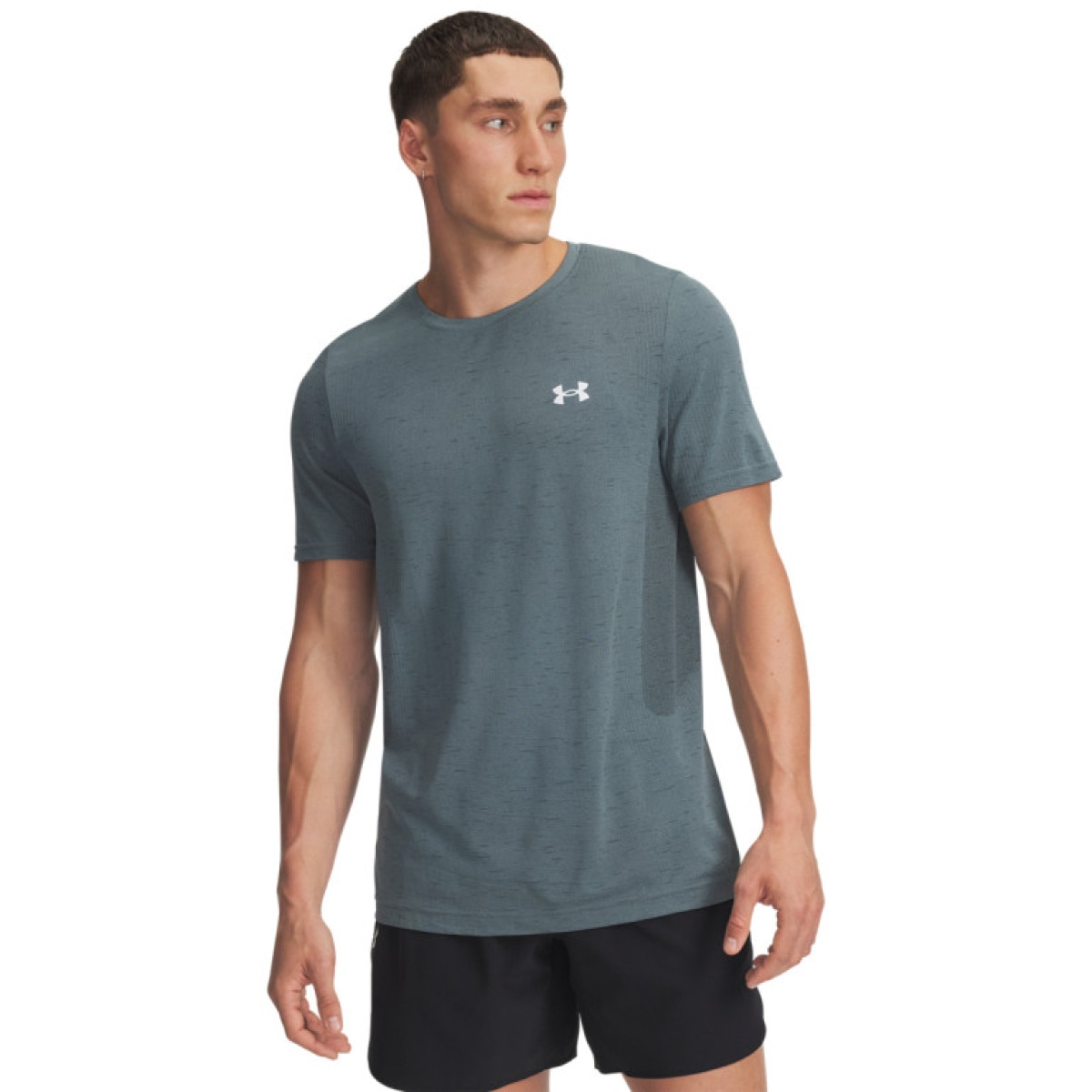 Męska koszulka treningowa Under Armour UA Vanish Seamless SS - niebieska