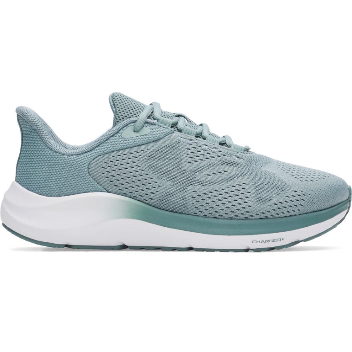 Damskie buty do biegania Under Armour UA W Charged Pursuit 4 Big Logo - niebieskie