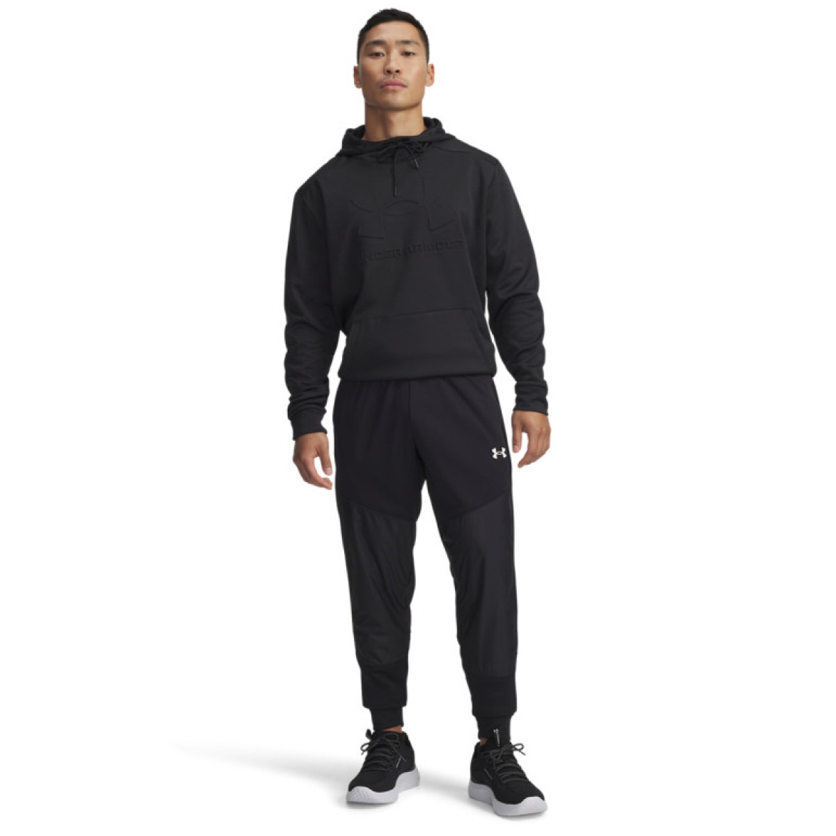 Męskie spodnie dresowe Under Armour Armour Fleece Pro Utility - czarne