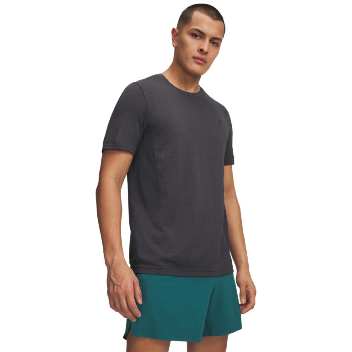Męska koszulka treningowa Under Armour UA Vanish Seamless SS - szara