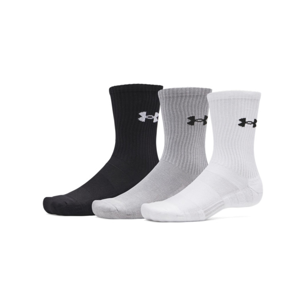 Skarpety treningowe uniseks Under Armour UA Performance bawełna 3p Crw - multikolor
