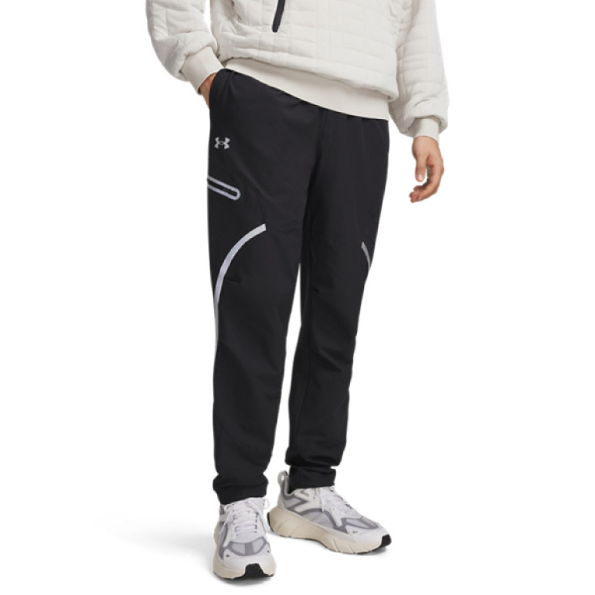 Męskie spodnie treningowe cargo UA Unstoppable Cargo Pant - czarne