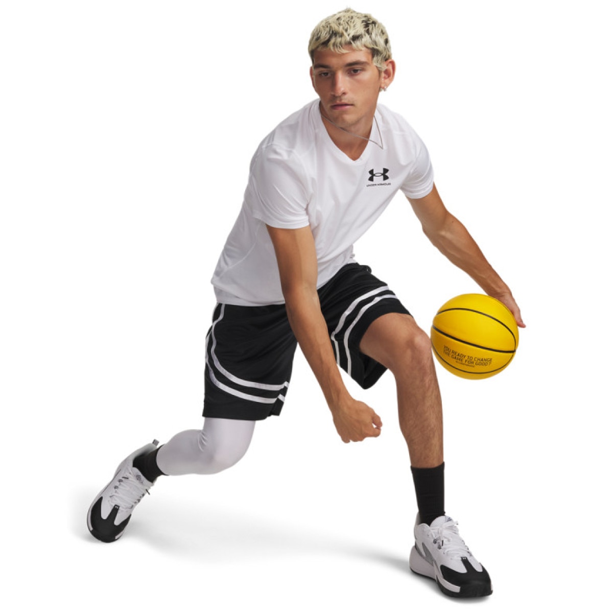 Męskie spodenki do koszykówki Under Armour Curry Signature - czarne