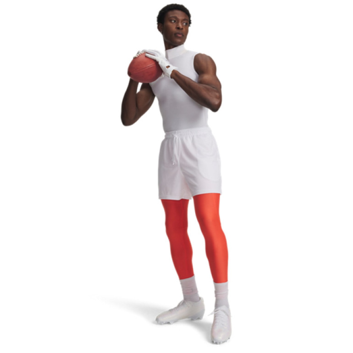 Męskie legginsy treningowe Under Armour UA HG Armour Leggings - czerwone