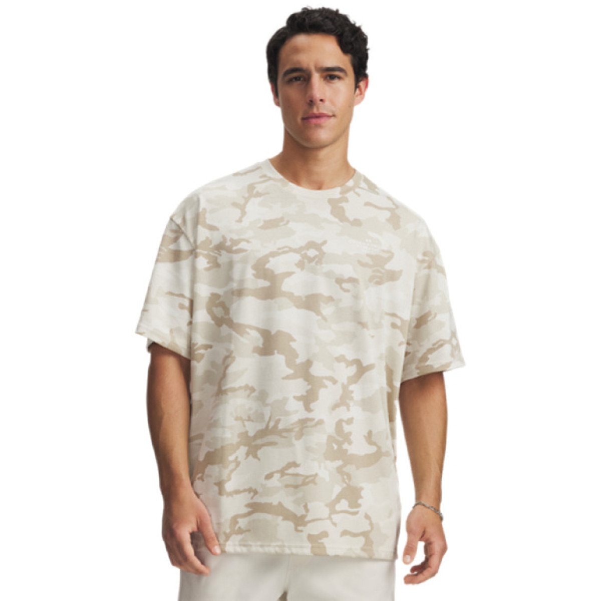 Męski t-shirt z nadrukiem Under Armour UA Athletic Department Printed Heavyweight - multikolor