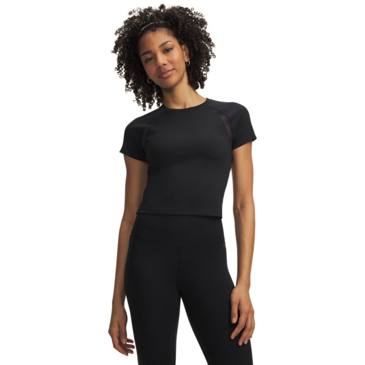 Damska koszulka treningowa Under Armour Motion Mesh SS - czarna