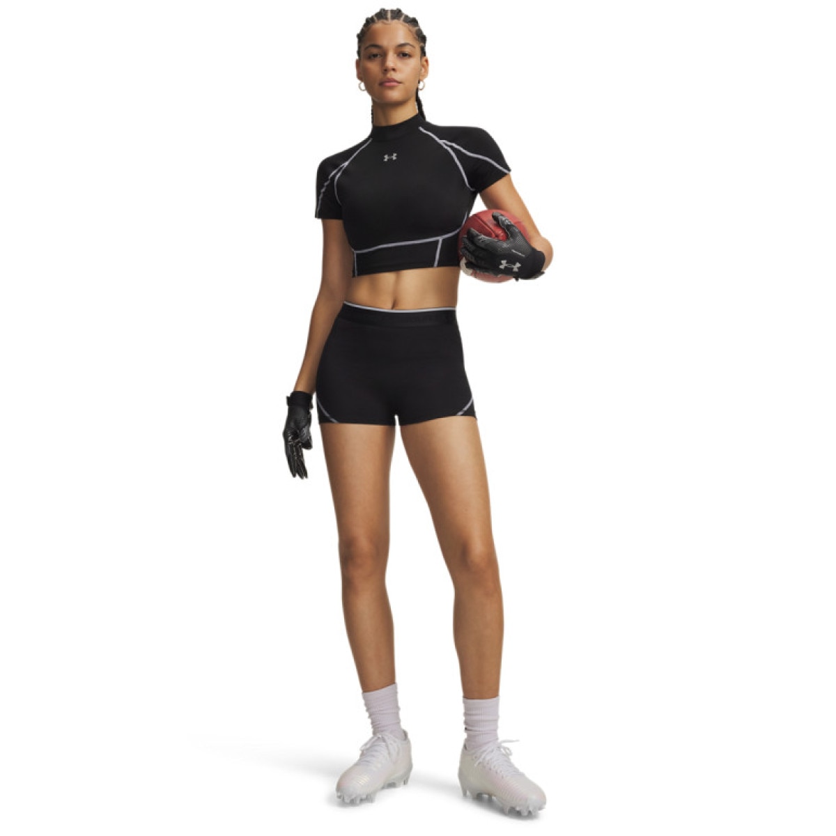 Damskie spodenki treningowe Under Armour HeatGear Elite Shorty - czarne