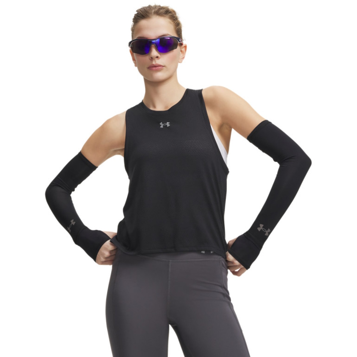 Damski top do biegania Under Armour UA Velociti Singlet - czarny