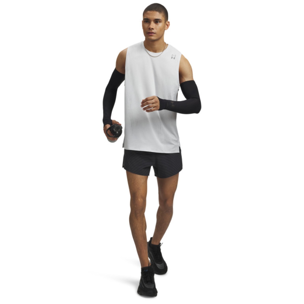 Męskie spodenki do biegania UA Halo Run Reflective Short - czarne