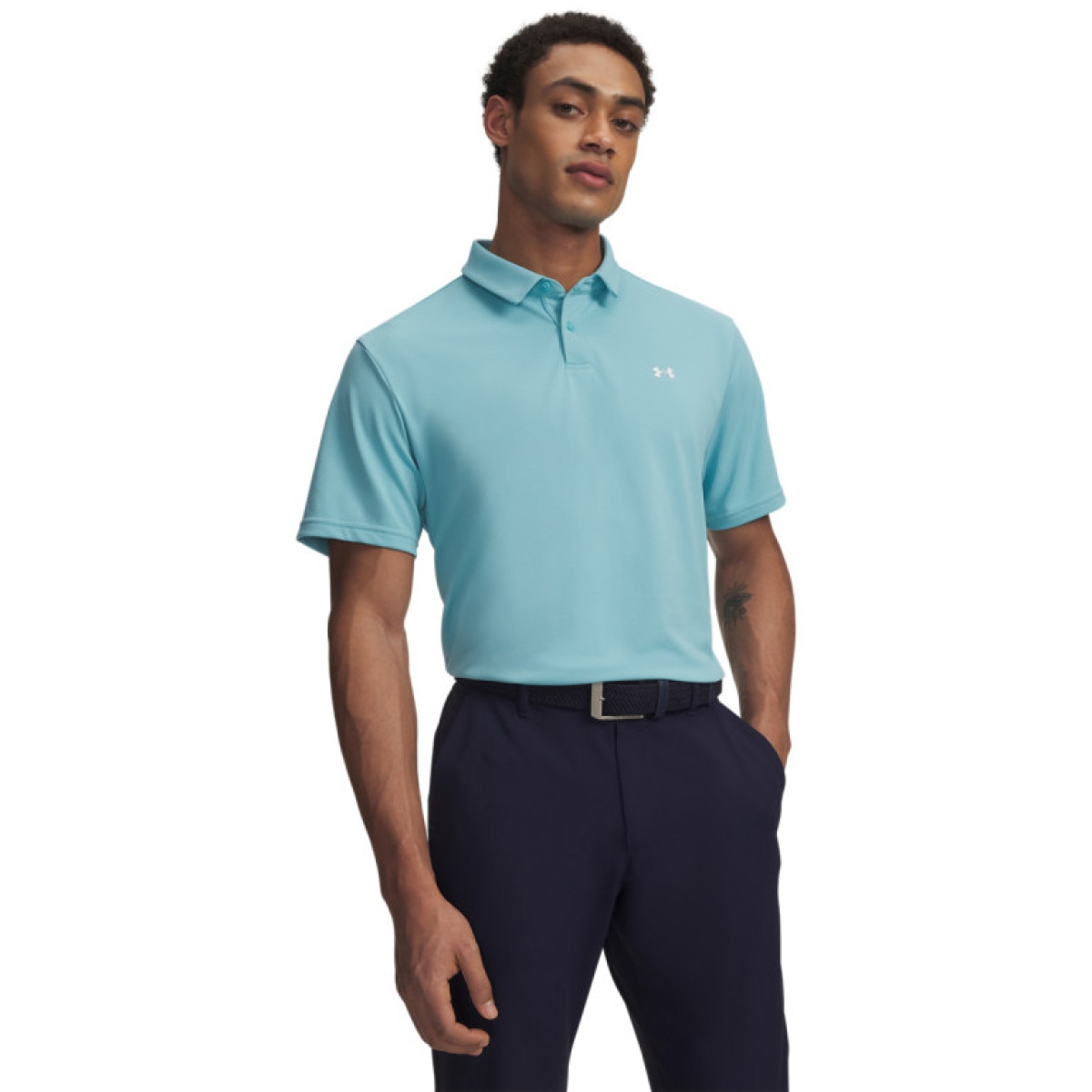 Męska koszulka polo Under Armour UA T2G Pique Polo - niebieska