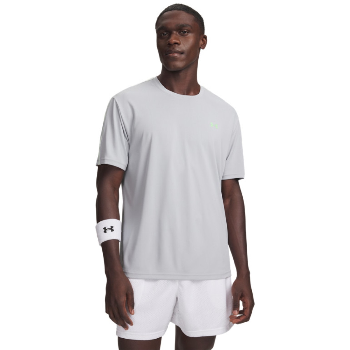 Męska koszulka treningowa Under Armour UA Tech Taping SS - szara