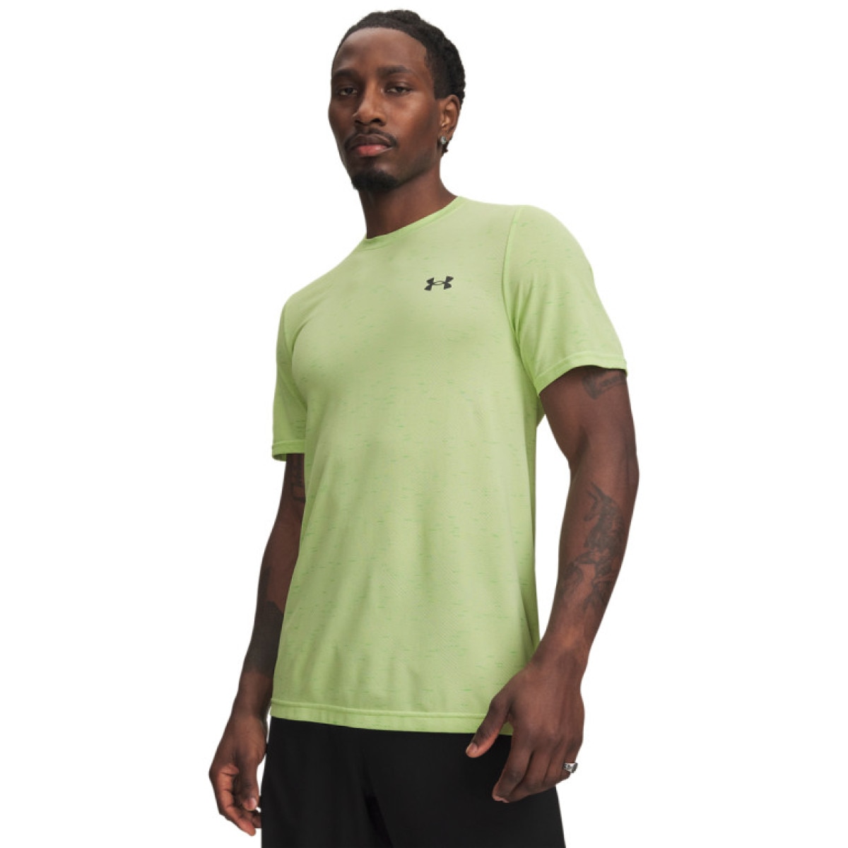 Męska koszulka treningowa Under Armour Vanish Seamless Novelty SS - zielona