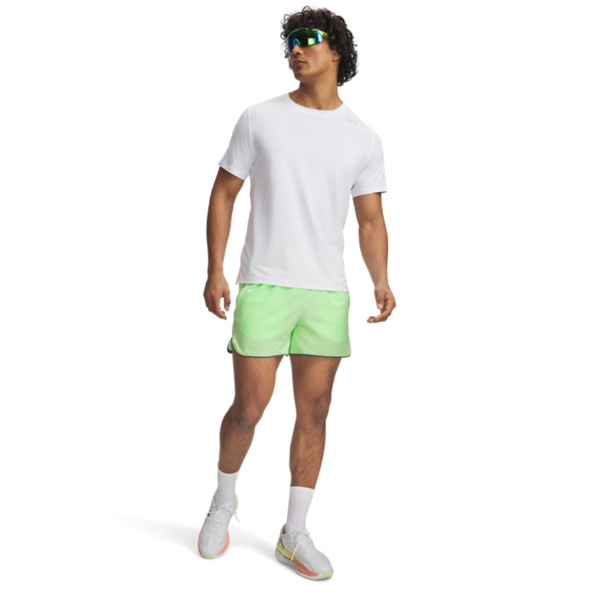 Męskie spodenki do biegania Under Armour UA Velociti Pro Vent 5\"Short - zielone
