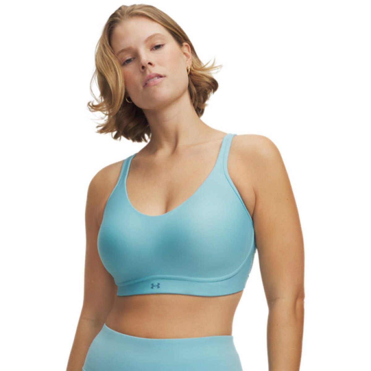 Biustonosz treningowy Under Armour UA Infinity Low 2.0 Bra - niebieski