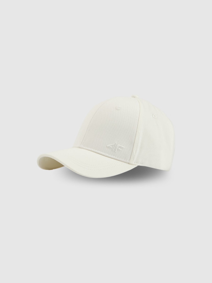 Czapka z daszkiem uniseks 4F 4FRSS26ACABU588 - biała