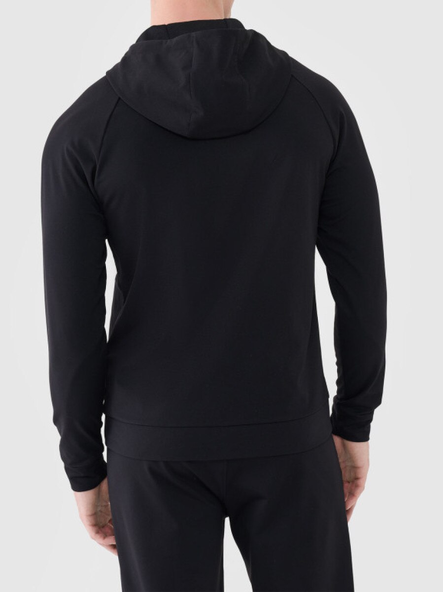 Męska bluza treningowa 4F 4FWSS26TFSWM631 - czarna