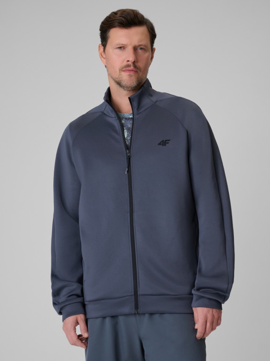 Męska bluza treningowa 4F 4FRSS26TFSWM0959 - szara