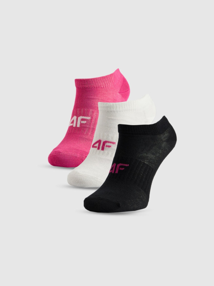 Dziewczęce skarpetki (3-pack) 4F 4FJRSS26USOCF0856 - multikolor