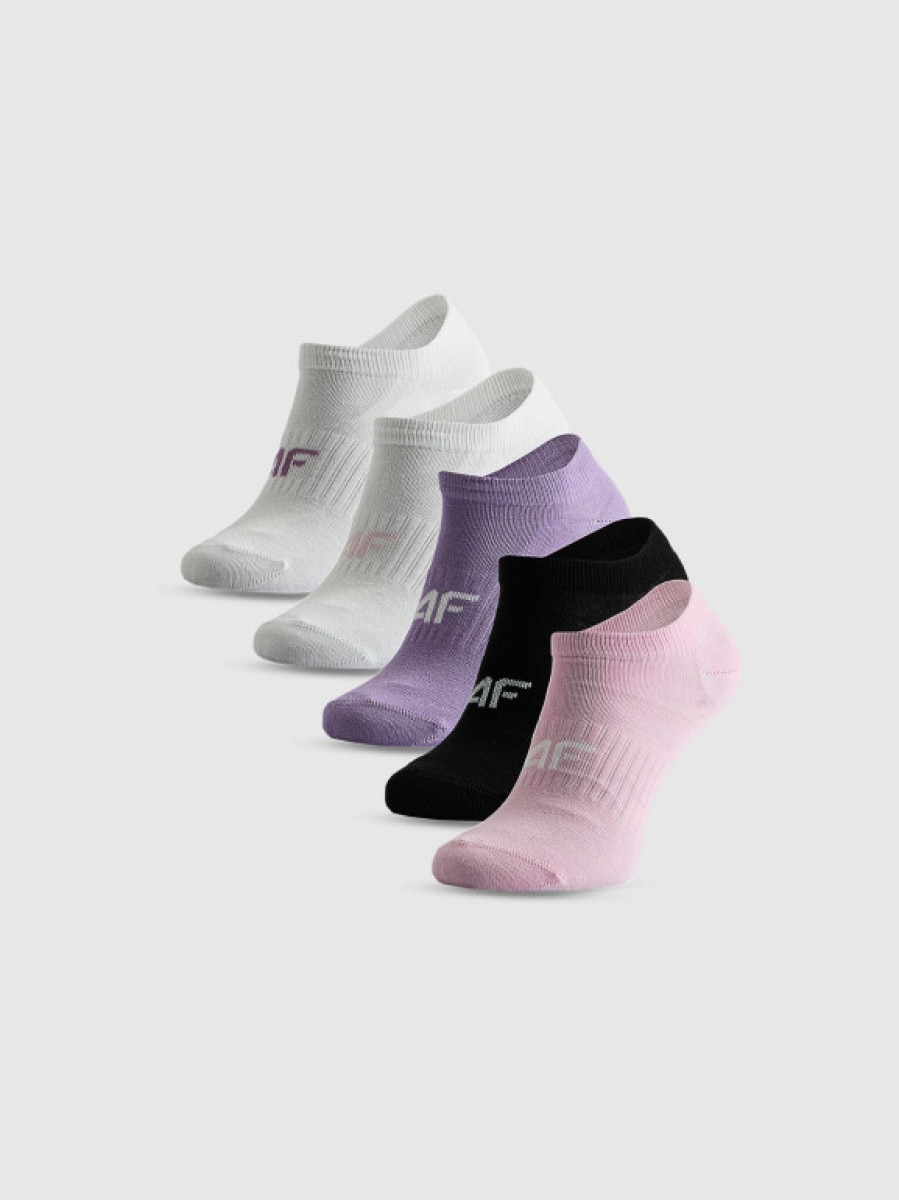 Dziewczęce skarpetki (4-pack) 4F 4FJRSS26USOCF0863 - multikolor