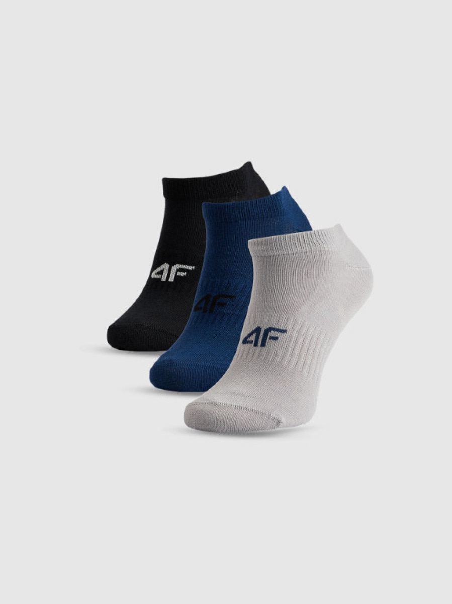 Chłopięce skarpetki (3-pack) 4F 4FJRSS26USOCM0853 - multikolor