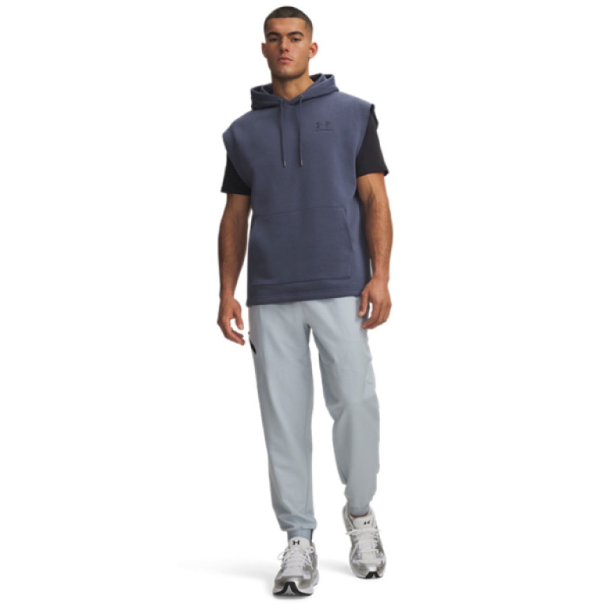 Męskie spodnie treningowe Under Armour UA Unstoppable Joggers - szare