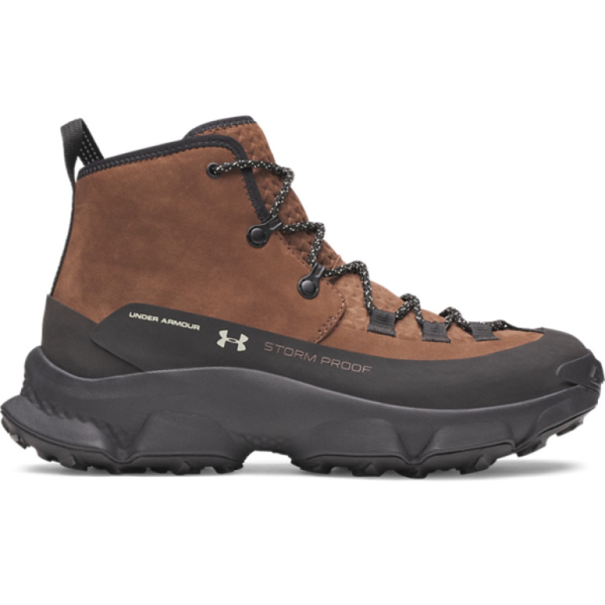 Męskie buty trekkingowe Under Armour Charged Expanse Mid LTHR WP - brązowe
