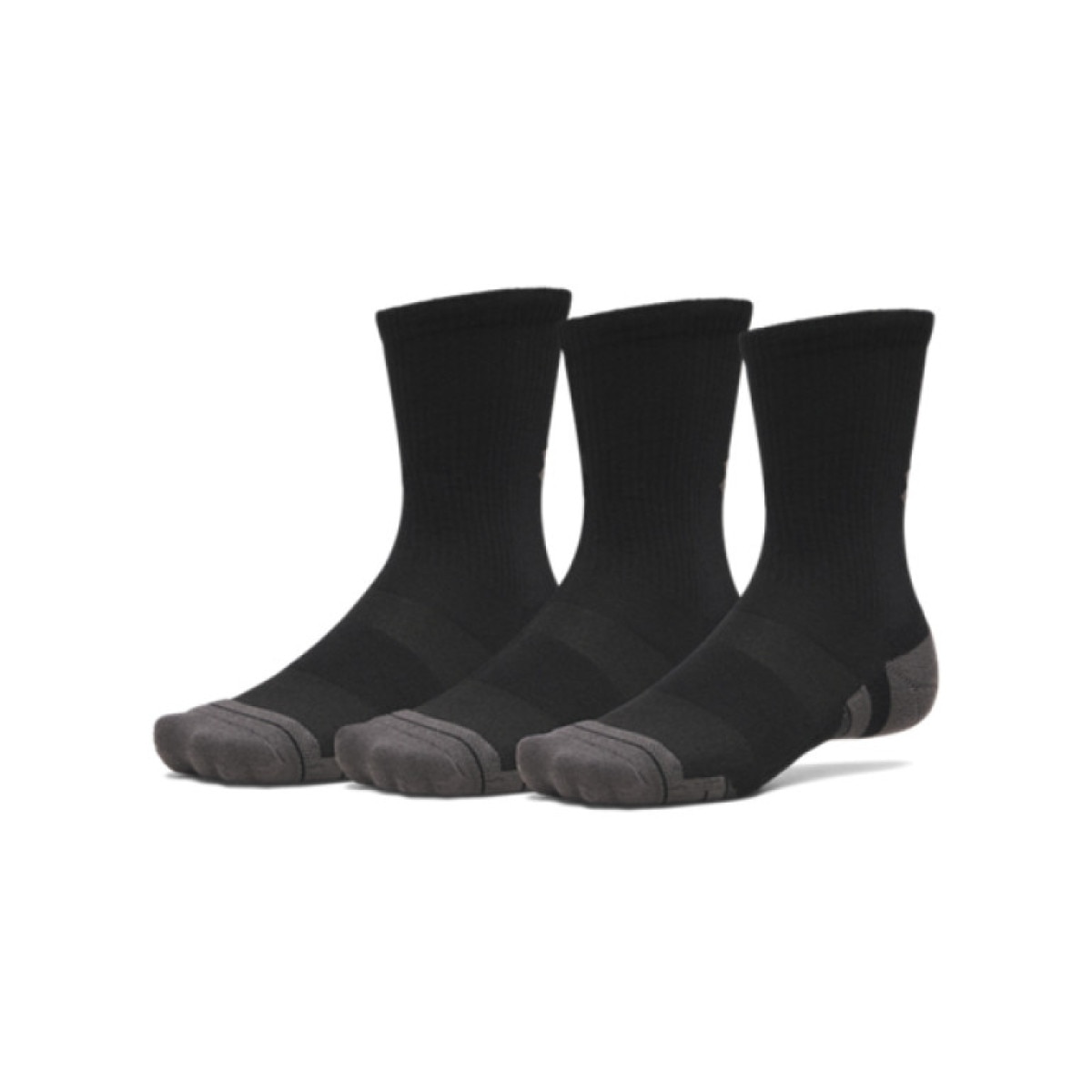 Skarpetki treningowe długie (3-pack) uniseks Under Armour New UA Perf Tech 3pk Crew - czarne