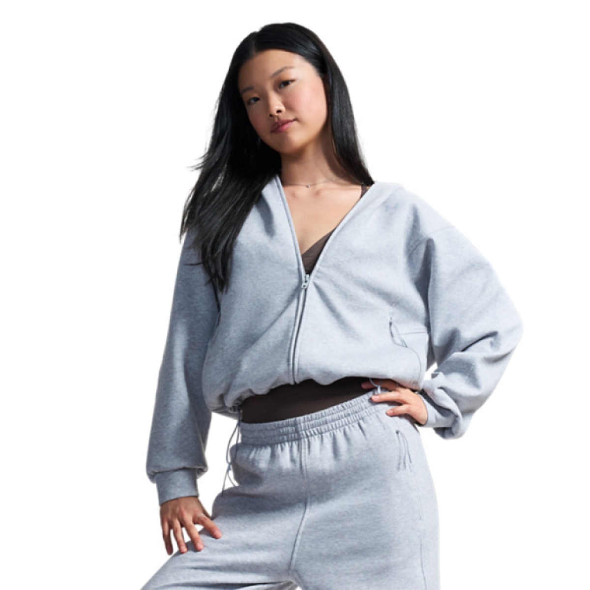 Damska kurtka Under Armour Unstoppable Fleece FZ Jkt - szara