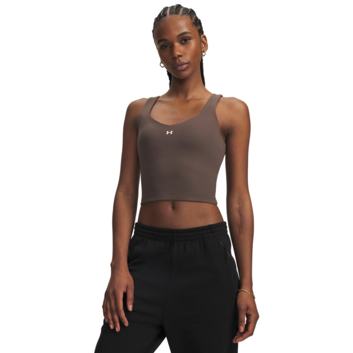 Damska koszulka treningowa bez rękawów Under Armour Motion Tank - brązowa