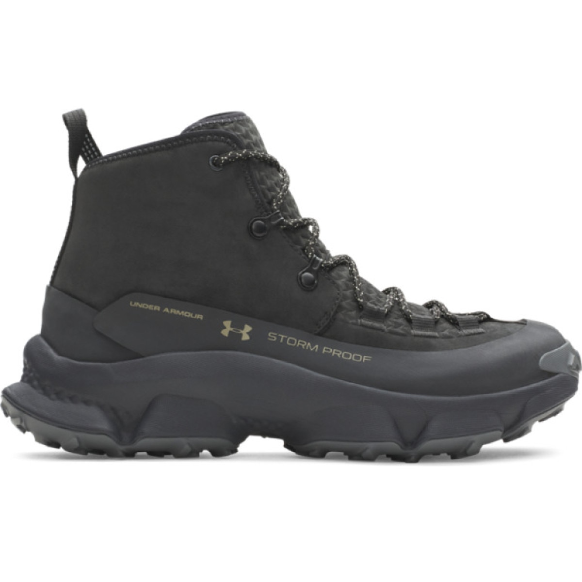 Męskie buty trekkingowe Under Armour Charged Expanse Mid LTHR WP - szare