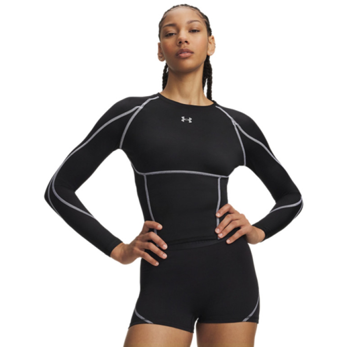 Damski longsleeve treningowy Under Armour HeatGear Elite LS - czarny