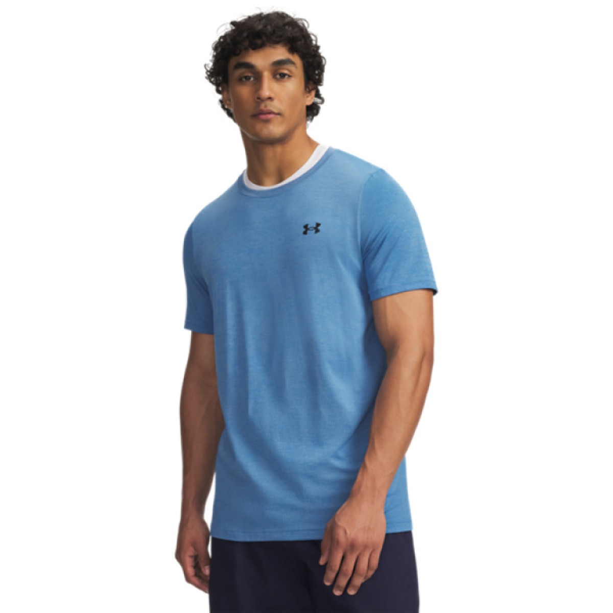 Męska koszulka treningowa Under Armour UA Vanish Seamless SS - niebieska