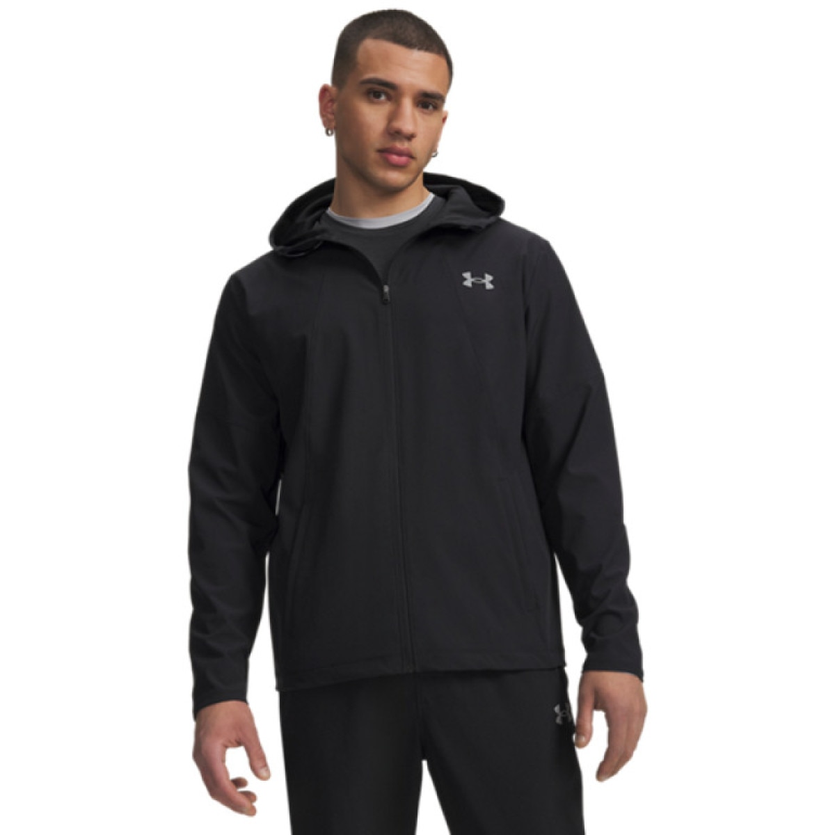 Męska kurtka treningowa Under Armour UA Tech Utility Woven Jckt - czarna