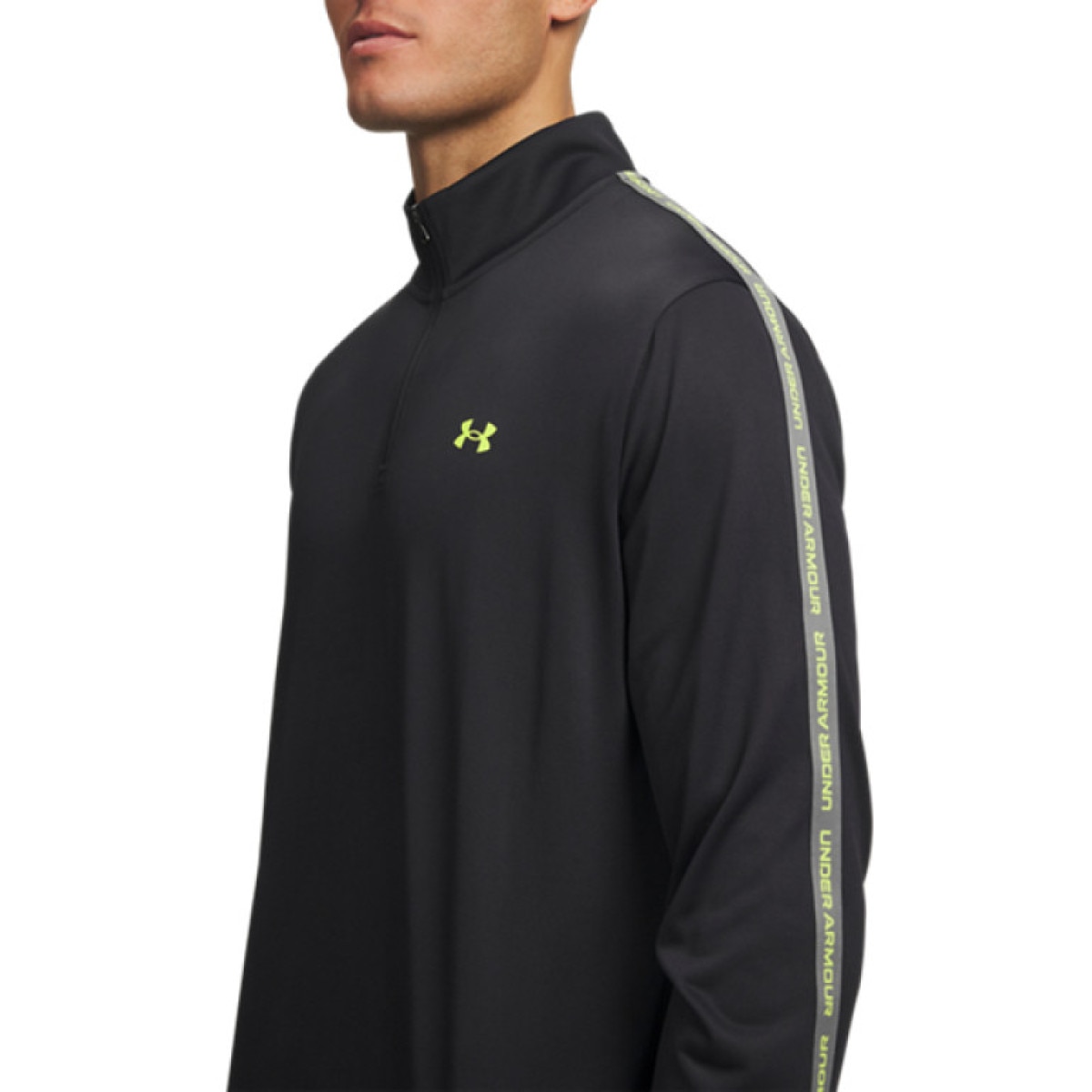 Męska bluza treningowa Under Armour UA Tech Taping 1/2 Zip - czarna