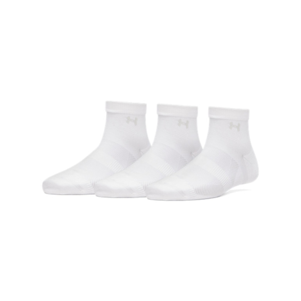 Damskie skarpety treningowe (3-pack) Under Armour Women\'s Vanish 3pk Qtr - białe