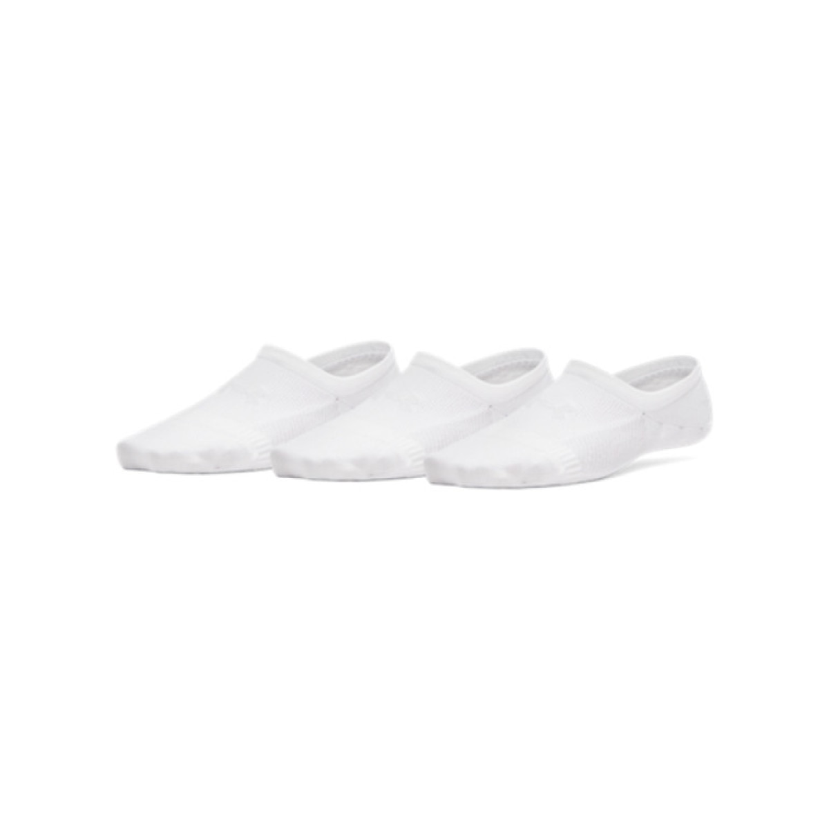 Damskie skarpetki stopki treningowe (3-pack) Under Armour Women\'s Vanish 3pk Liner - białe