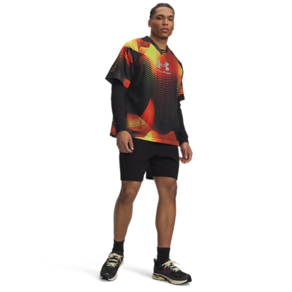 Męskie spodenki Under Armour UA Unstoppable Flc Shorts - czarne