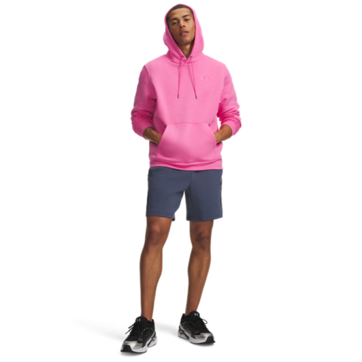 Męskie spodenki Under Armour UA Unstoppable Flc Shorts - szare