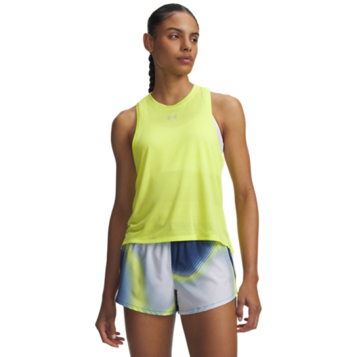 Damski top do biegania Under Armour UA Velociti Singlet - żółty
