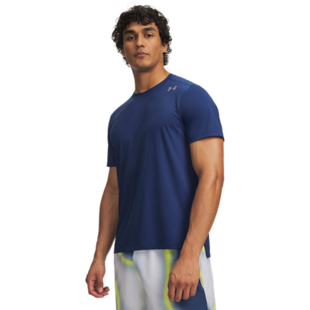 Męski t-shirt do biegania Under Armour UA Velociti Pro Shortsleeve - granatowy