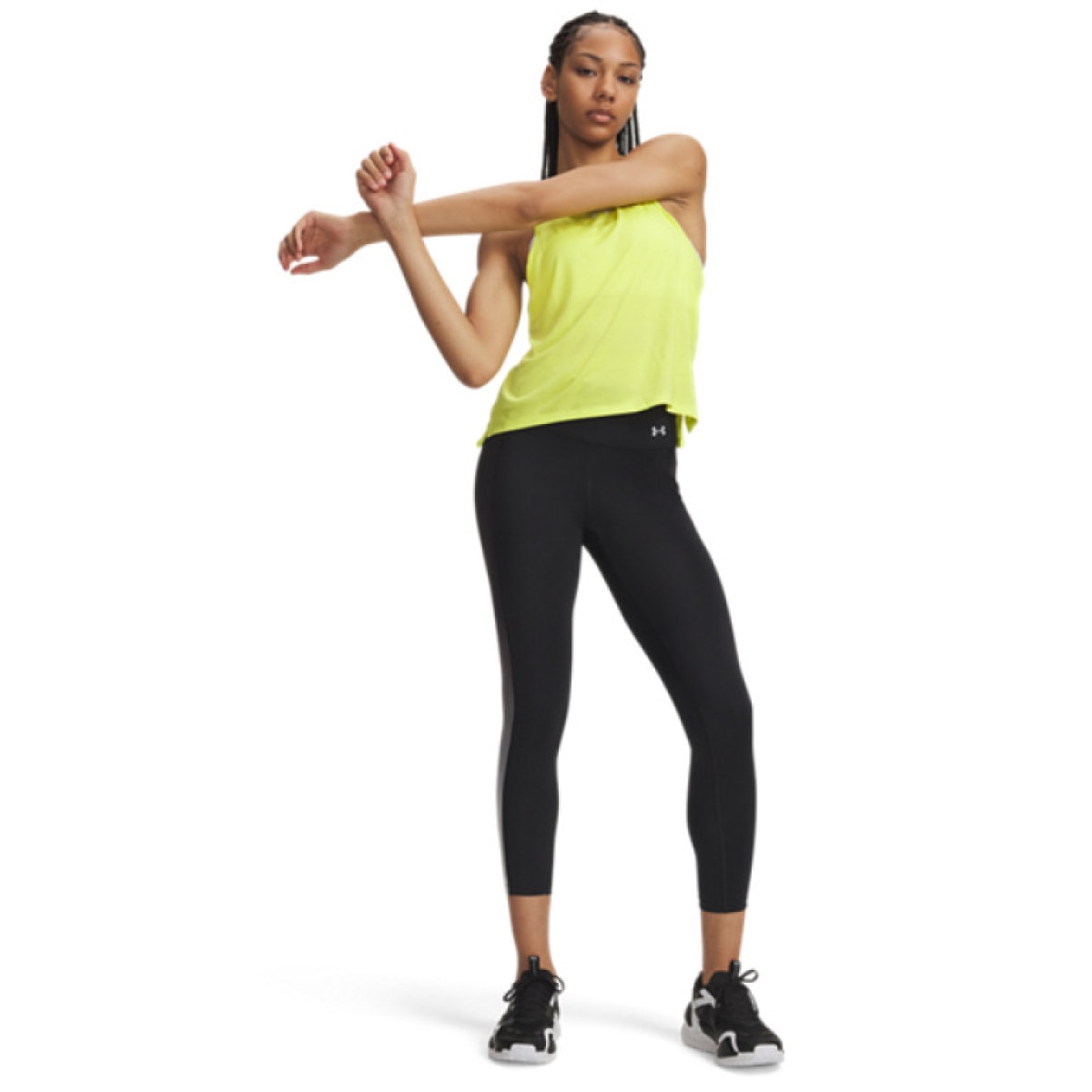 Damskie legginsy do biegania Under Armour UA Velociti Ankle Prt Tights - czarne